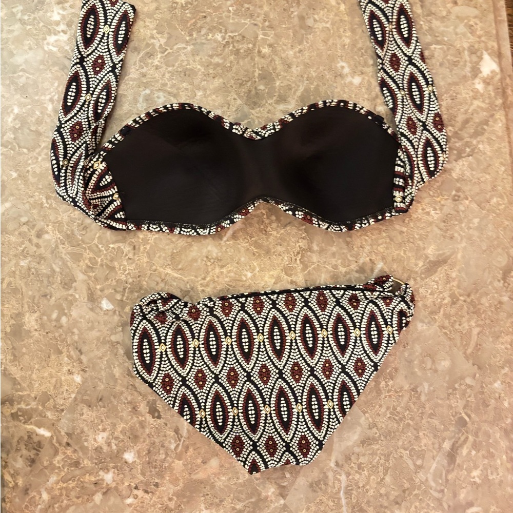 Geometric Pattern Bikini Set - image 2